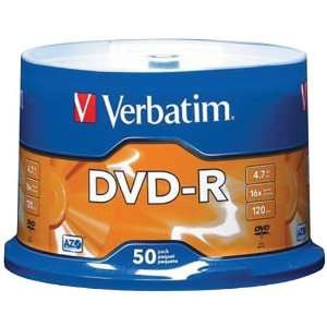  New  VERBATIM 95101 4.7 GB DVD RS (50 CT SPINDLE 