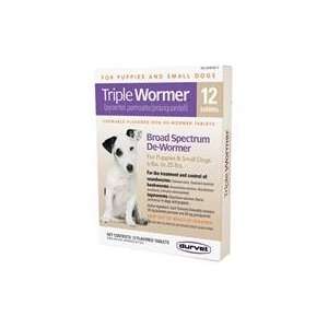  TRIPLE WORMER F/PUPPY&SM DOGS, Size 12 COUNT (Catalog 