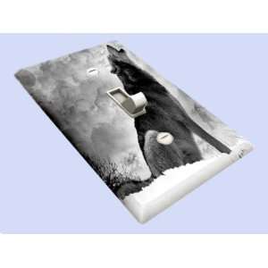  Wolf Storm Howler Decorative Switchplate Cover