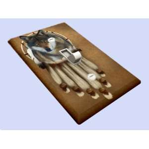  Dreamcatcher Wolf Decorative Switchplate Cover