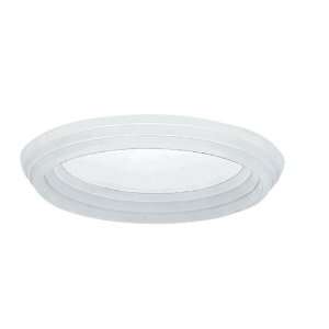  Juno Lighting 9702 6 Inch Frosted Luminous Collar, Clear 