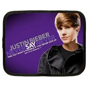   Laptop Netbook Notebook XXL Case Bag Justin Bieber JB ~ 