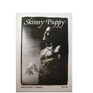 Skinny Puppy Poster concert shot Greyhound London 1988 