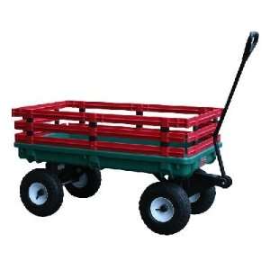   Deck Wagon with 4 in. x 10 in. Tires   Green