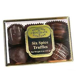 Dark Chocolate Spice Truffles Euphoria Chocolate Company  