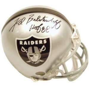 Fred Biletnikoff Oakland Raiders Autographed Mini Helmet with HOF 88 