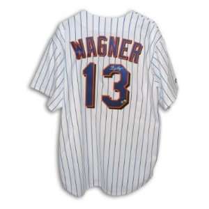  Billy Wagner Signed Mets Pinstripe Majestic Jersey Sports 