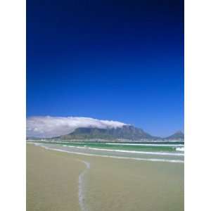 Table Mountain from Bloubergstrand, Cape Town, South Africa 