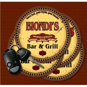  BIONDIS Family Name Bar & Grill Coasters Kitchen 