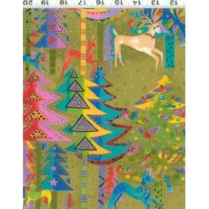  Laurel Burch HOLIDAY CELEBRATIONS Y0801 24M Fabric By the 