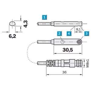  ABB, A12 30 22 84, 662019816401, A12 CONTR,120/60,OPEN,2NO 