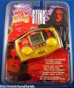 WCW NITRO STING handheld lcd game by Tiger. Sealed in the original 