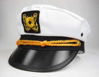 CHILD skipper Yacht BOAT CAPTAIN cap SAILOR Hat  