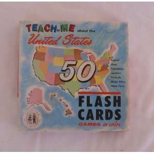  Teach Me about the United States 50 Flash Cards 