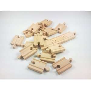   Wooden Train Tracks fit Thomas Wooden and Brio Trains and Track Toys