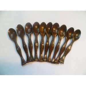  Wooden Spoon Made of Rose Wood (10 Pcs) Made in Thailand 