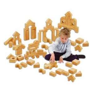  Foam Building Blocks Wood Grain   152 Piece Toys & Games