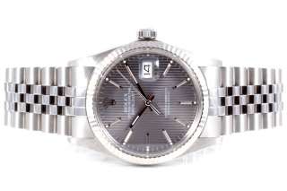 Rolex Stainless Steel   Datejust   16234   Tapestry Dial   Jubilee 