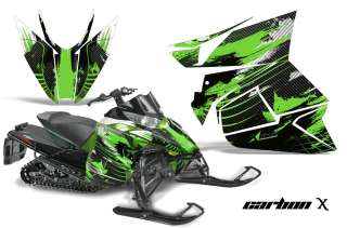   STICKER DECAL KIT ARCTIC CAT PROCROSS SNOWMOBILE SLED 2012 CARBON GRN
