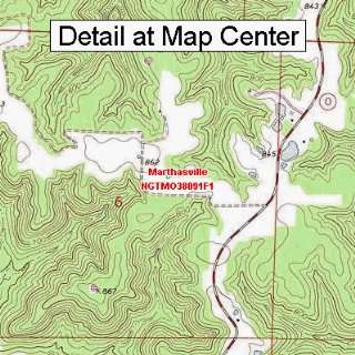  USGS Topographic Quadrangle Map   Marthasville, Missouri 