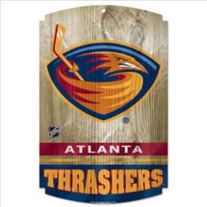 NHL Wood Sign, Atlanta Thrashers 