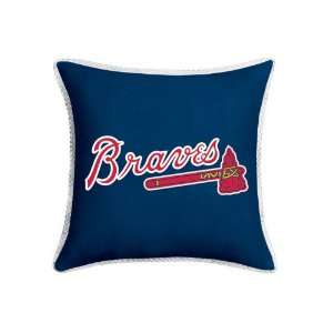  Atlanta Braves Team Logo Microsuede Pillow By Sports 