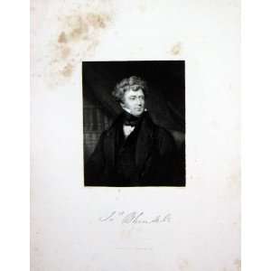   Cooke Taylor 1847 Antique Portrait Blunden Man Print