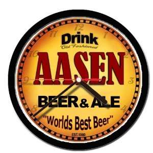  AASEN beer and ale wall clock 