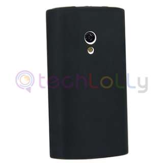 Black Protective Case For Sony Ericsson Xperia X10+Film  