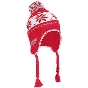   Red Wings Womens Snowflake Tassel Pom Knit Hat