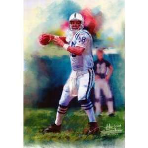     Illustration (Indianapolis Colts) Sports Poster