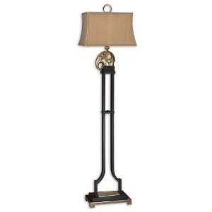  Uttermost 66.5 Inch Abayomi Lamp In Champagne Finish Over 