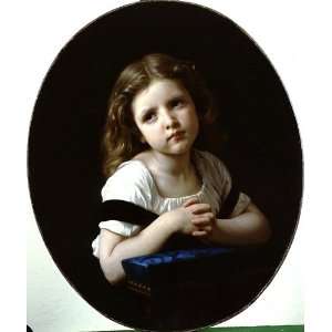   Adolphe Bouguereau   24 x 28 inches   The Prayer