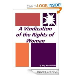 Vindication of the Rights of Woman  Full Annotated version Mary 