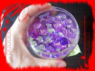 Purple Magic Crystal soil Mud water beads Plant Grow Wedding Wholesale 