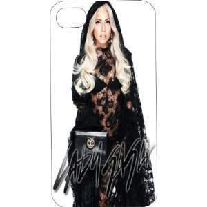  Black Hard Plastic Case Custom Designed Lady Gaga iPhone 