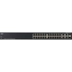 Cisco Sf300 24 Ethernet Switch   28 Port   2 Slot 24, 2, 2 X 10 