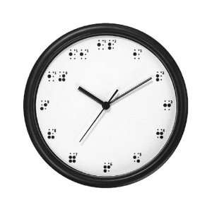  Braille Alphabet Wall Clock by 