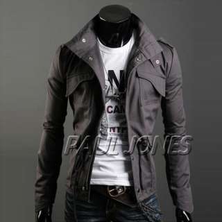 Trendy PJ Mens Slim Fit Jackets Coats Cool Size XS~L W1  