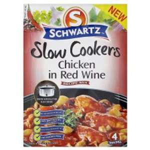 Schwartz Slow Cookers Chicken In Red Grocery & Gourmet Food