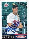 2005 SPx 82 Michael Cuddyer Autographed Signed Twins Card  