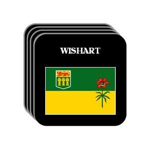 Saskatchewan   WISHART Set of 4 Mini Mousepad Coasters