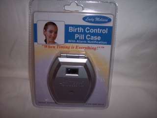 Birth Control Pill Case with Alarm Notification  