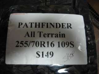 PATHFINDER ALL TERRAIN 255/70R16 109S TRUCK SUV TIRE  