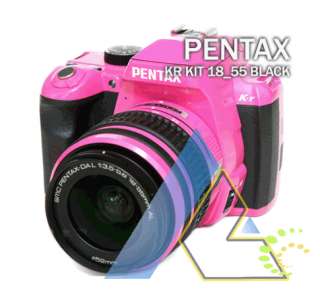 Pentax K R Camera Body Pink + PENTAX DA 18 55mm F3.5 5.6 AL + 4 Gifts 