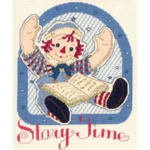  Raggedy Andy Story Time Cross Stitch Leaflet Arts, Crafts 