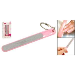  Pink Beauty Nail Care File Cosmetic Implements Keychain 