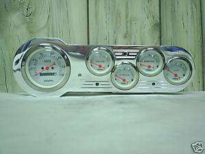 53 54 CHEVY CAR GAUGE CLUSTER WHITE  