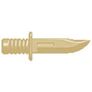    BrickArms 2.5 Scale LOOSE Weapon Combat Knife Tan Toys & Games