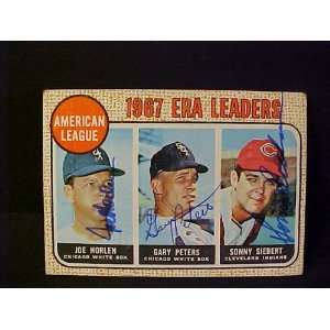 Joe Horlen Chicago White Sox, Gary Peters Chicago White Sox & Sonny 